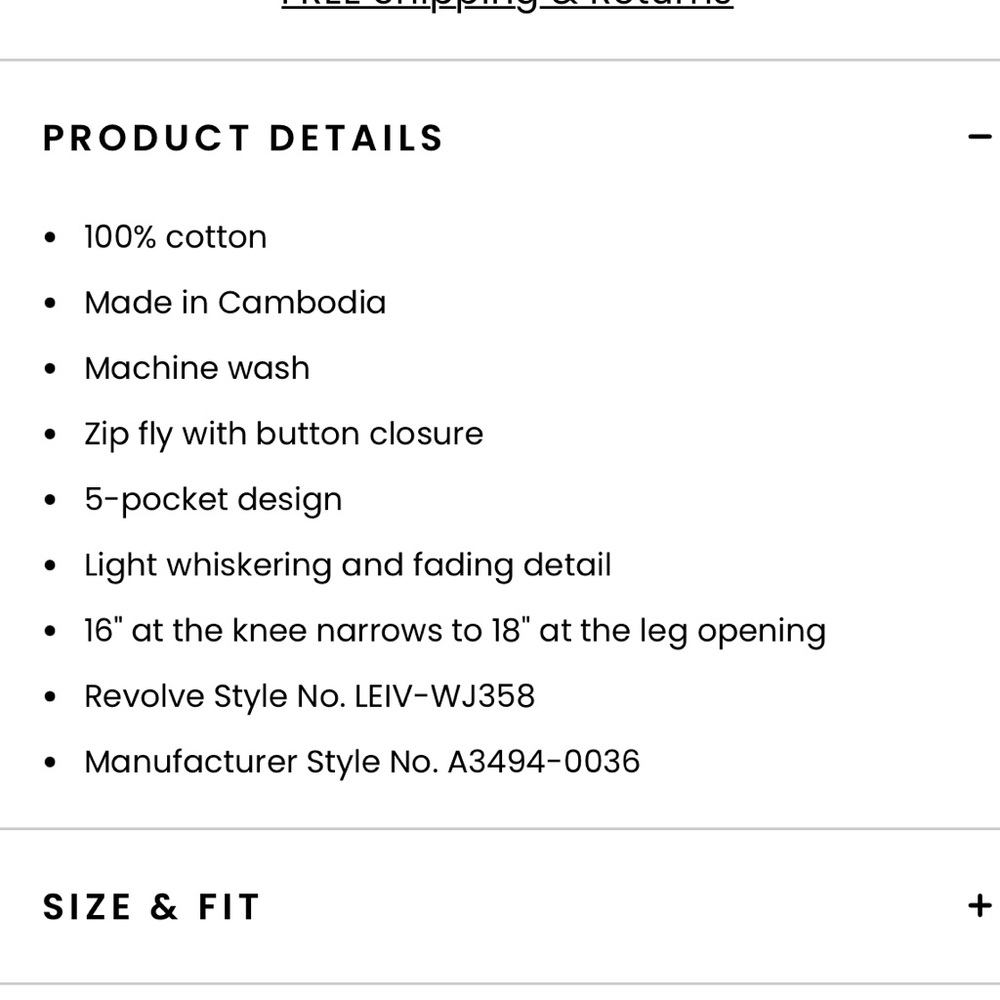 Levi Baggy Dad Jeans - Picture 5 of 13